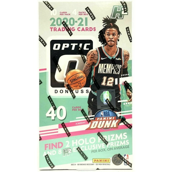 2020-21 Panini Donruss Optic Hybrid H2 Basketball Factory Sealed Hobby Box