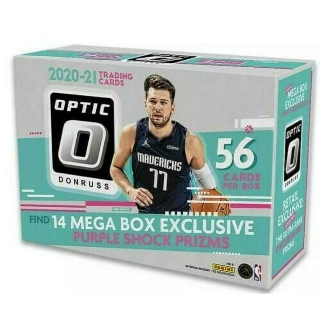 Panini Donruss Optic 202021 NBA Basketball Mega Box with Purple Shock