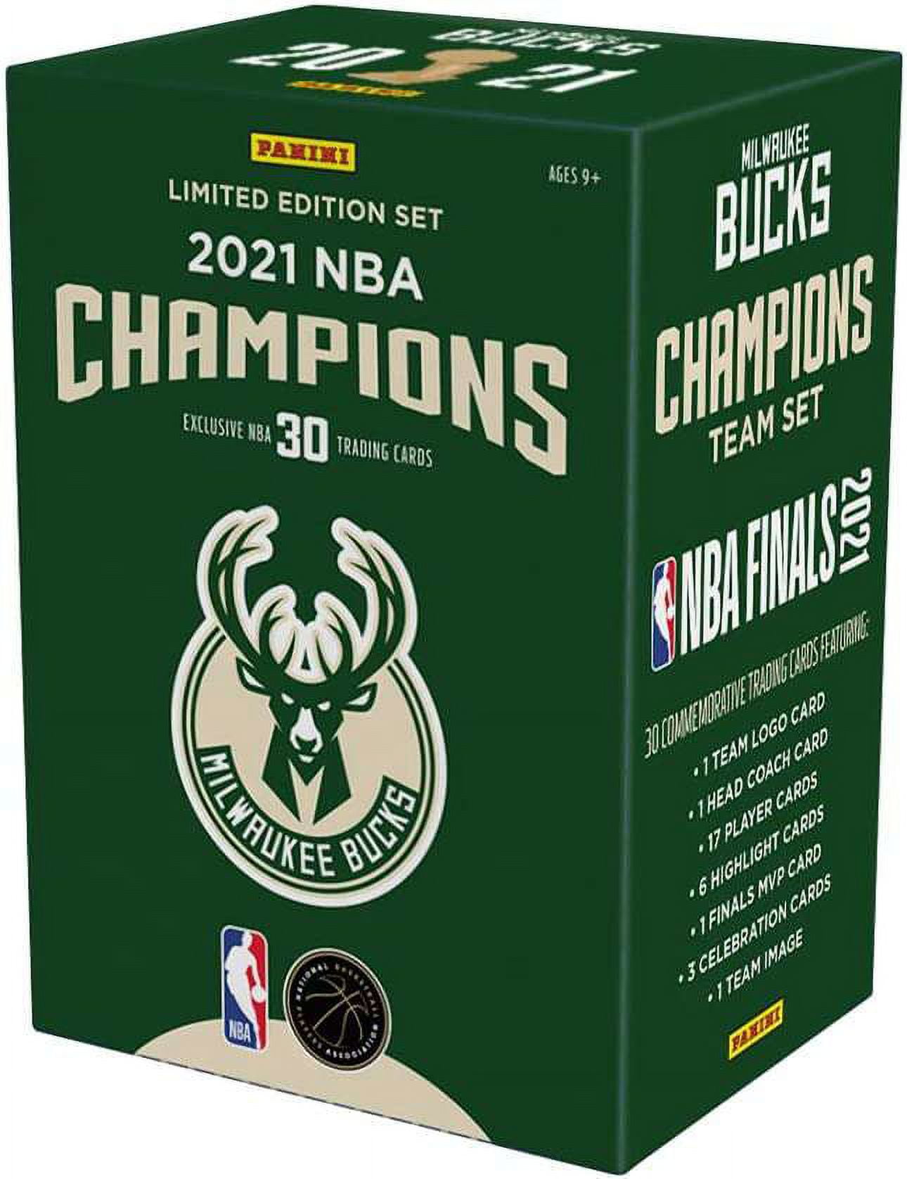 2020-21 Panini Milwaukee Bucks 2021 NBA Champions Limited