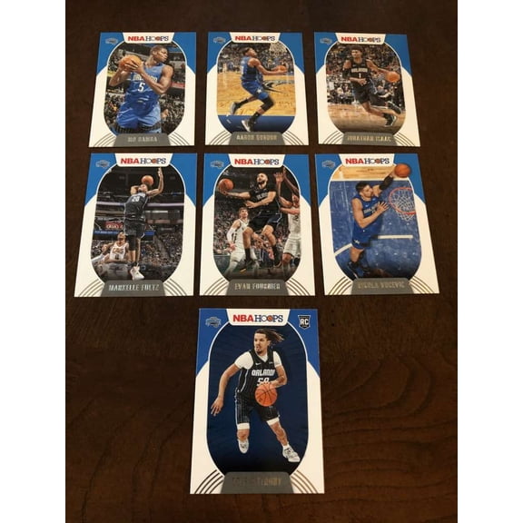 2020-21 Panini NBA Hoops Orlando Magic Team Set Includes Rookies (Hand Collated) of 7 Cards: 57 Markelle Fultz 69 E