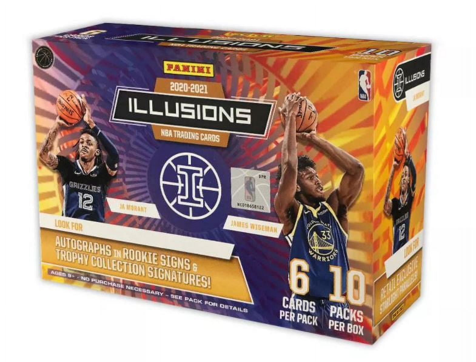 2020-21 Panini NBA Illusions Basketball Trading Card Mega Box