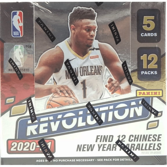 2020-21 Panini Revolution Chinese New Year Basketball Factory Sealed Hobby Box