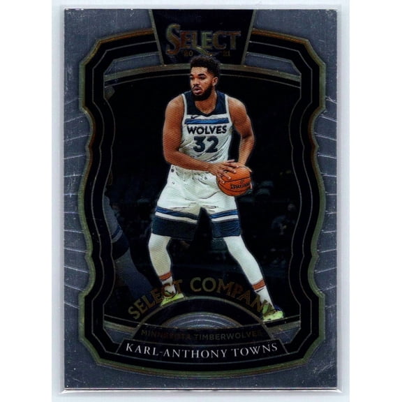 2020-21 Panini Select Karl-Anthony Towns Minnesota Timberwolves Select Company #18 Basketball Card