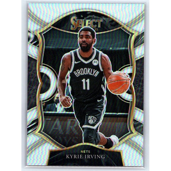 2020-21 Panini Select Kyrie Irving #42 Silver Prizms