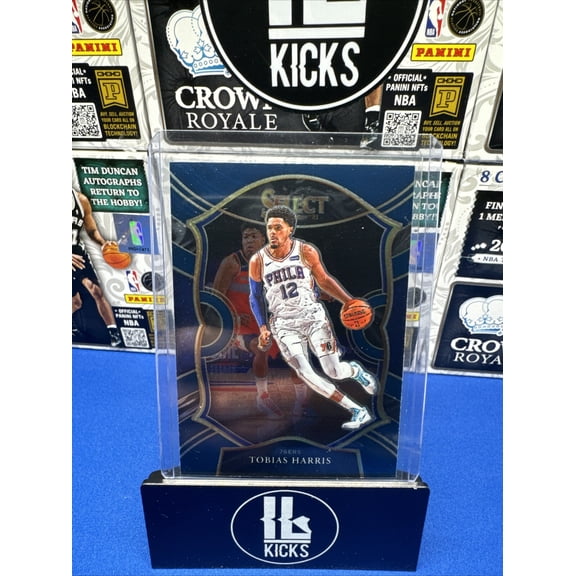 2020-21 Panini Select Tobias Harris #11 Blue Parallel/Variety Base Set