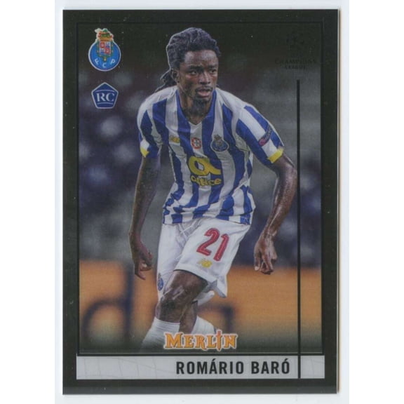 2020-21 TOPPS MERLIN CHROME UEFA #22 ROMARIO BARO RC FC PORTO