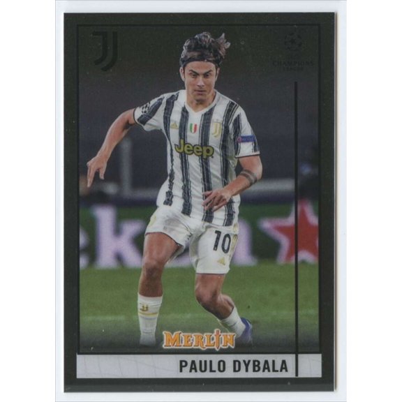 2020-21 TOPPS MERLIN CHROME UEFA #54 PAULO DYBALA JUVENTUS