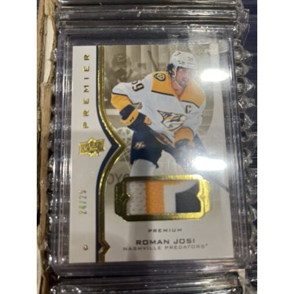 2020-21 Upper Deck Premier - [Base] - Patch Roman Josi #42 None Ungraded