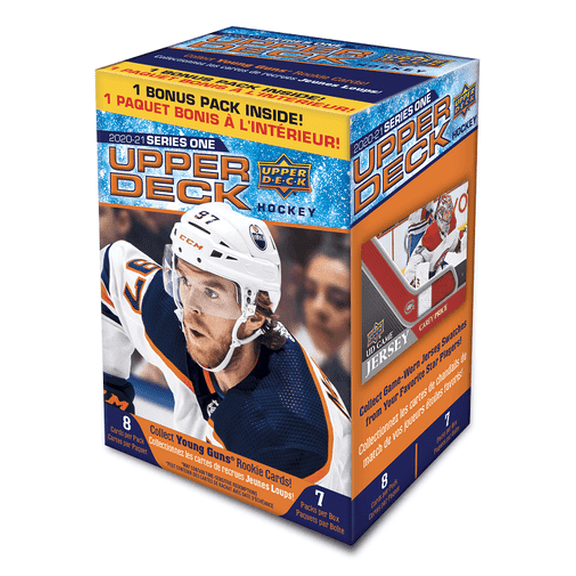 2020-21 Upper Deck Series 1 Hockey 7-Pack Blaster Box