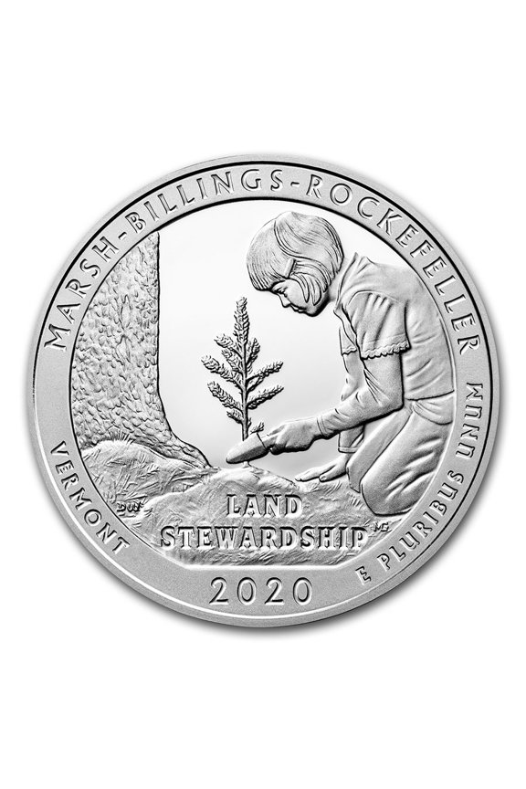 2020 5 oz Silver ATB Marsh-Billings-Rockefeller Nat'l Park, VT