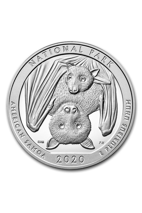 2020 5 oz Silver ATB National Park of American Samoa, AS