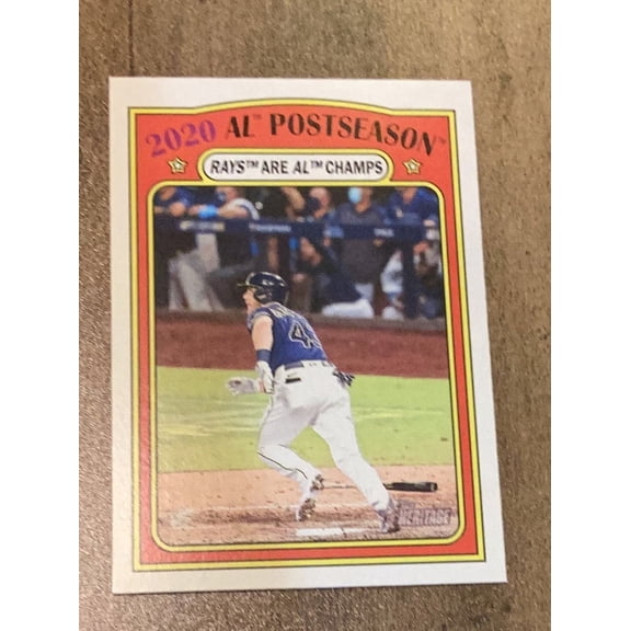 2020 AL Postseason: Rays Are AL Champs Tampa Bay Rays MLB 2021 Topps Heritage 22 PS