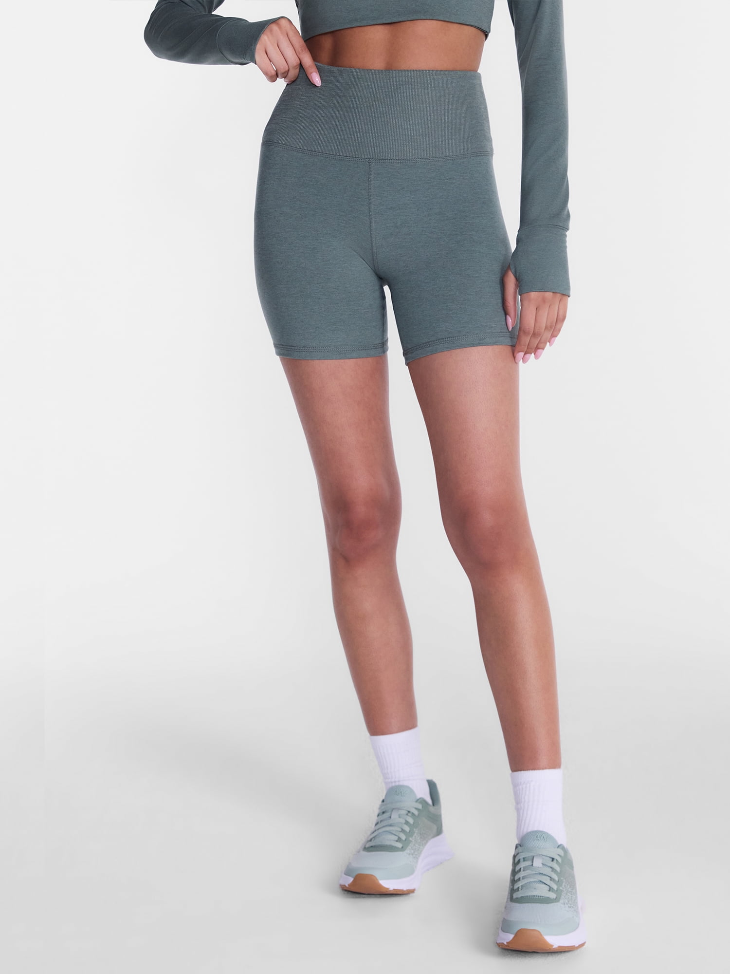 Athletic Works Women's ButterCore Bike Shorts, 5" Inseam, Sizes XS-XXXL