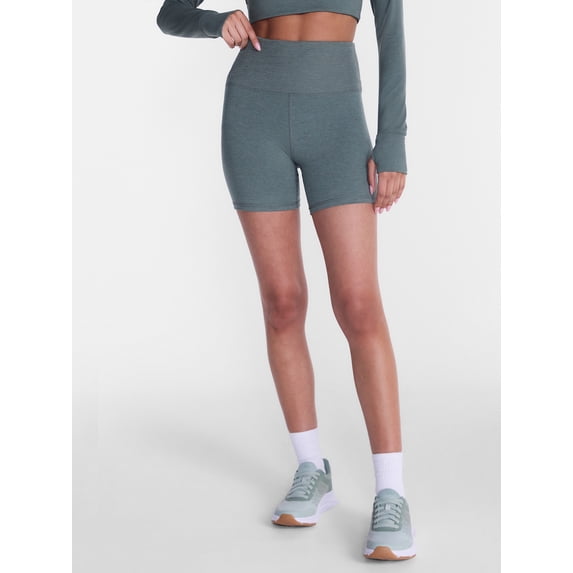 Athletic Works Women's ButterCore Bike Shorts, 5" Inseam, Sizes XS-XXXL