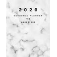 thumbnail image 1 of 2020 Academic Planner for Marketers: 8.5x11" 2020 Weekly And Monthly Marble Academic Calendar With Yearly Planner, 1 of 1