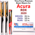 thumbnail image 1 of 2020 Acura RDX Performance Beam Wipers (Set of 3) w/Rear Wiper, 1 of 3