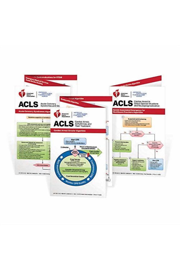 2020 ACLS Reference Card Set