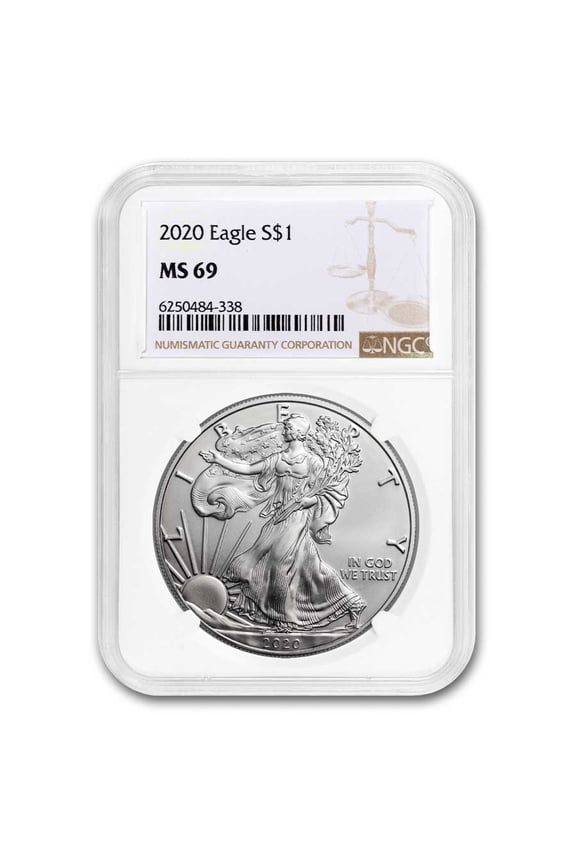 2020 American Silver Eagle MS-69 NGC