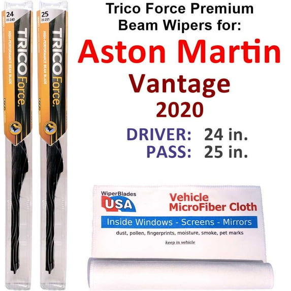 2020 Aston Martin Vantage Performance Beam Wipers (Set of 2)