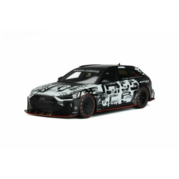 2020 Audi RS 6 (C8), White Camouflage - GT Spirit GT348 - 1/18 scale Resin Model Toy Car