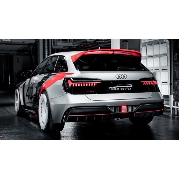 2020 Audi RS 6 GTO Concept Car - 20x30 Inch Laminated Poster - Stunning Detail and Bold Colors