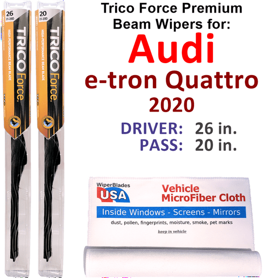 2020 Audi e-tron Quattro Performance Beam Wipers (Set of 2)