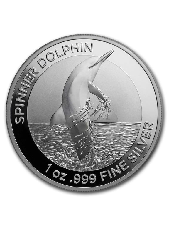 2020 Australia 1 oz Silver $1 Spinner Dolphin BU