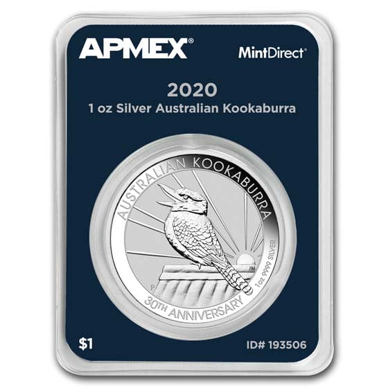2020 Australia 1 oz Silver Kookaburra (MintDirect® Single)