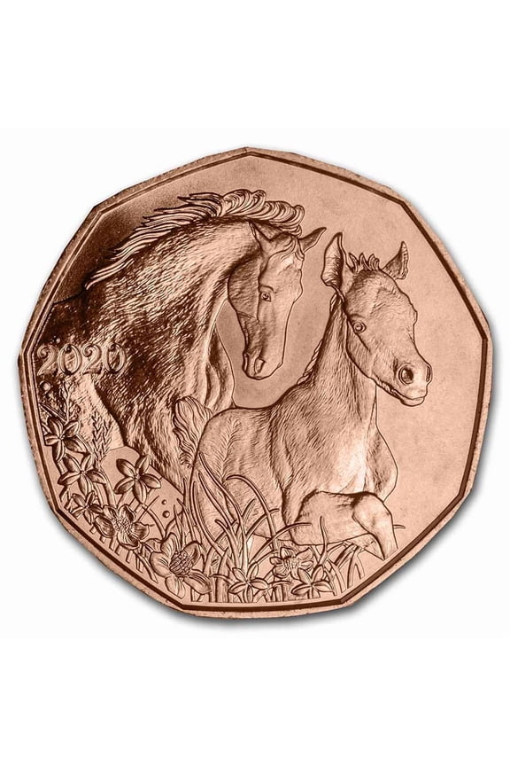 2020 Austria Copper 5 Easter Friends for Life Horse