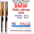 thumbnail image 1 of 2020 BMW 750Li xDrive Performance Beam Wipers (Set of 2), 1 of 3