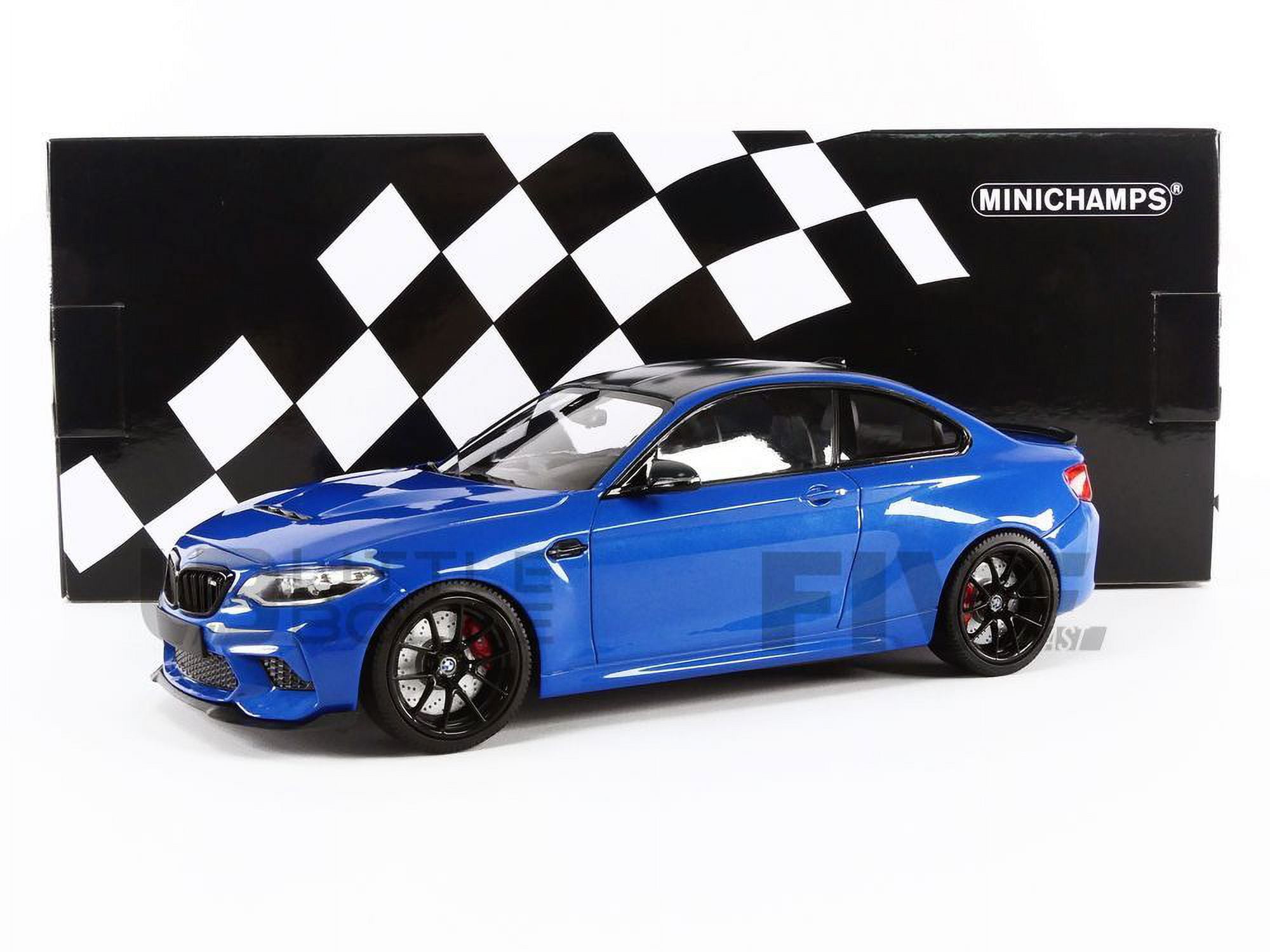 Minichamps 155021022 1:18 BMW M2 Cs-2020-Blue Metallic Collectible  Miniature Car, Blue
