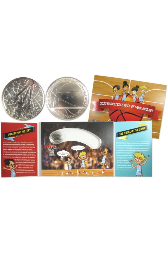 2020 Basketball Hall of Fame Kids Set Enhanced Uncirculated OGP COA