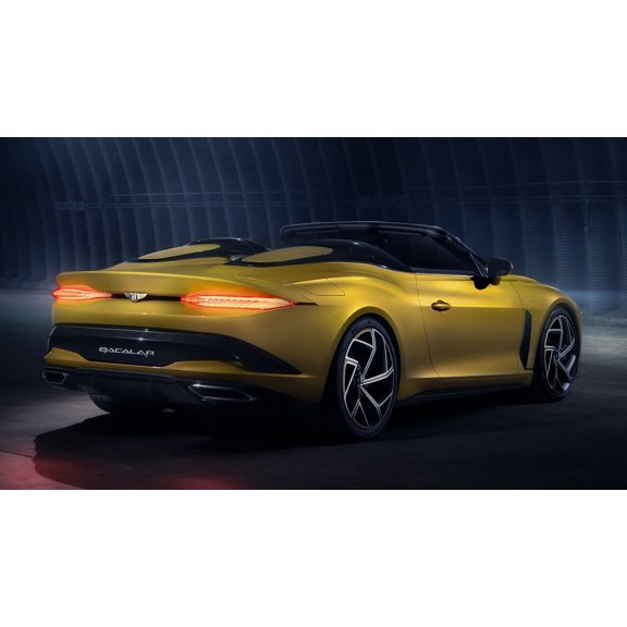 2020 Bentley Mulliner Bacalar - 24x36 Inch Glossy Laminated Poster - Stunning Detail and Bold Colors