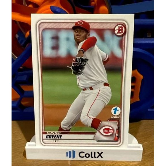 2020 Bowman Draft 1st Edition #BD-196 Hunter Greene Cincinnati Reds Baseball Card Cincinnati Reds MLB BASEBALL Trading Card