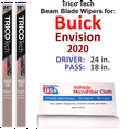 thumbnail image 1 of 2020 Buick Envision Beam Blade Wipers (Set of 2), 1 of 3