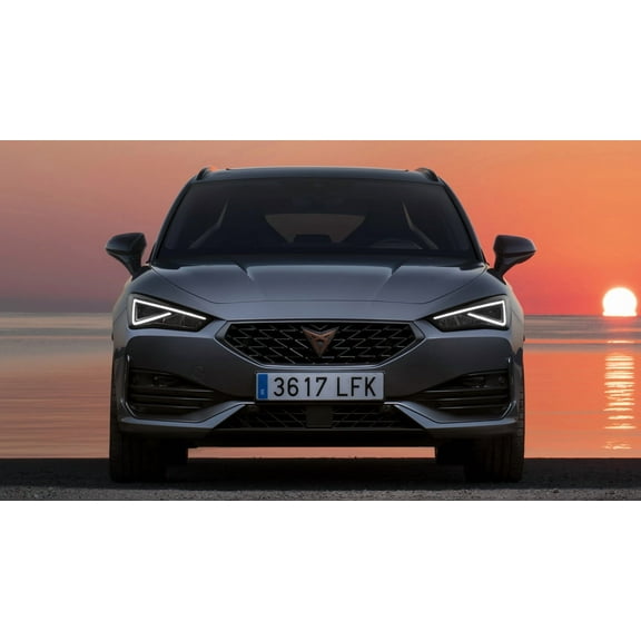 2020 CUPRA Leon Sportstourer e-Hybrid - 20x30 Inch Laminated Poster - Stunning Detail and Bold Colors