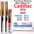 thumbnail image 1 of 2020 Cadillac XT5 Performance Beam Wipers (Set of 3) w/Rear Wiper, 1 of 3