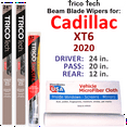 thumbnail image 1 of 2020 Cadillac XT6 Beam Blade Wipers (Set of 3) w/Rear Wiper, 1 of 3