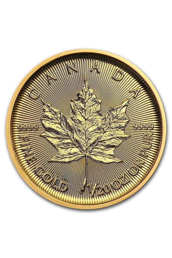 2020 Canada 1/20 oz Gold Maple Leaf BU
