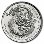 2020 Canada 1 oz Silver $5 Lucky Dragon High Relief BU