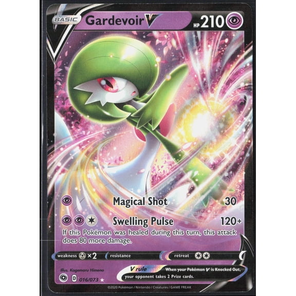 2020 Champions Path Gardevoir V Holo Rare #16/73