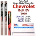 thumbnail image 1 of 2020 Chevrolet Bolt EV Beam Blade Wipers (Set of 3) w/Rear Wiper, 1 of 4