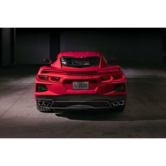 2020 Chevrolet Corvette Stingray Stunner Rear 24"x36" Photo Print Poster