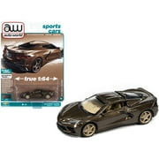2020 Chevrolet Corvette Zeus Bronze Metallic "Sports Cars" Limited Edition 1/64 Diecast Model Car by Auto World
