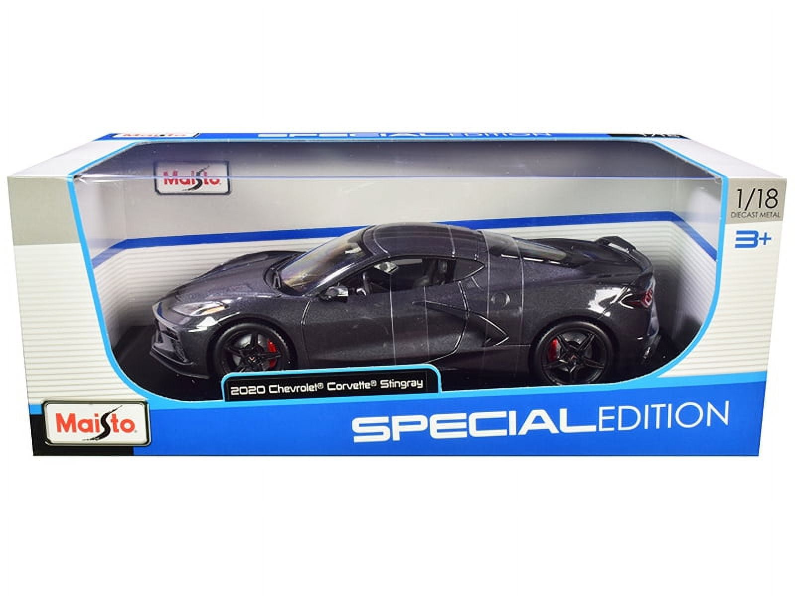 Maisto 31889 – Chevrolet Corvette Z06 2002 – 1/18 – Gris Métal – Occasion
