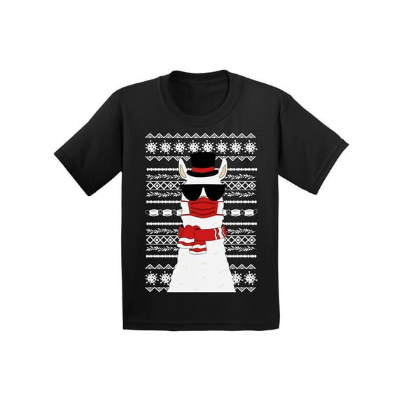 2020 Christmas Llama - Christmas Holiday TShirt - Gifts For Baby Boys And Girls 6M 12M 18M 24M