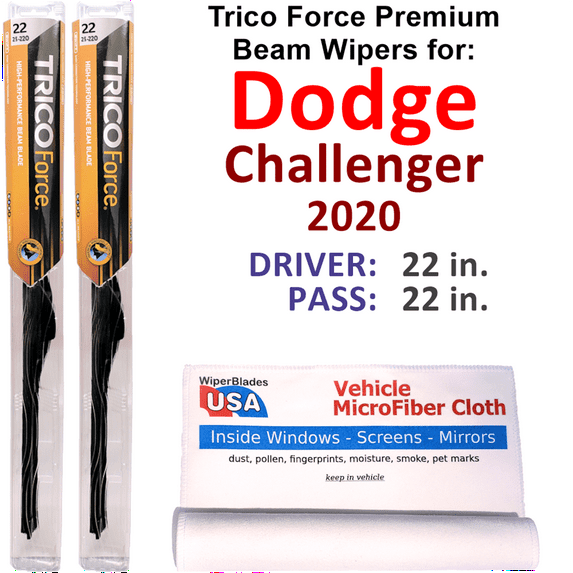 2020 Dodge Challenger Performance Beam Wipers (Set of 2)