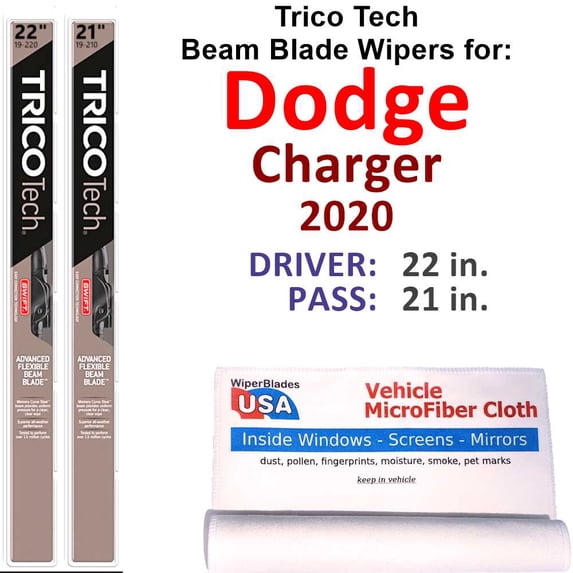 2020 Dodge Charger Beam Blade Wipers (Set of 2)