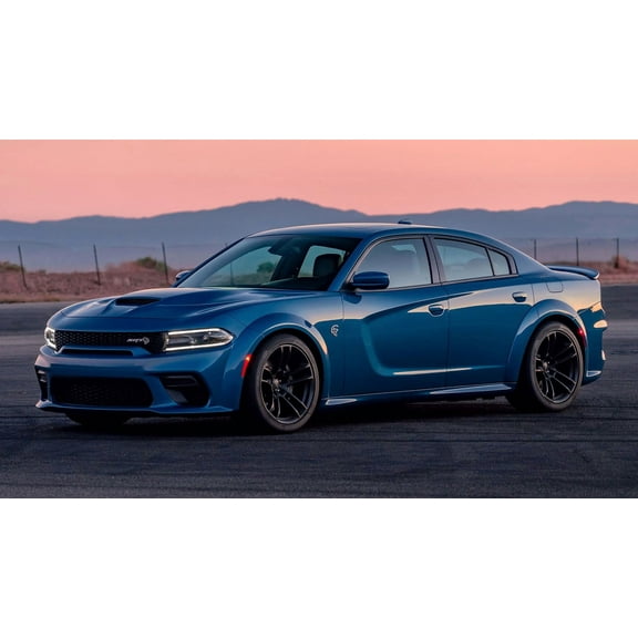 2020 Dodge Charger SRT Hellcat Widebody Car - 24x36 Inch Laminated Poster - Stunning Detail and Bold Colors