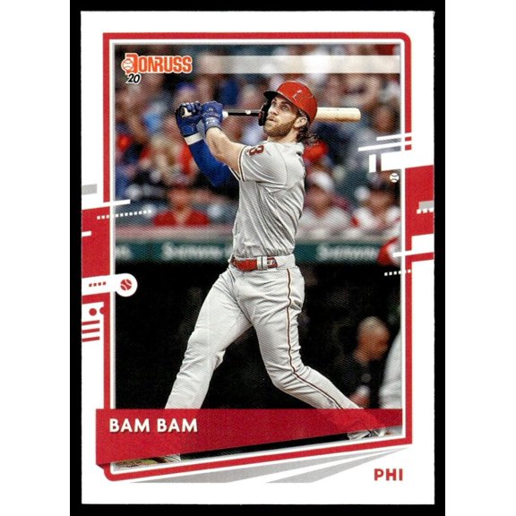 2020 Donruss Baseball Card Bryce Harper #193 Philadelphia Phillies